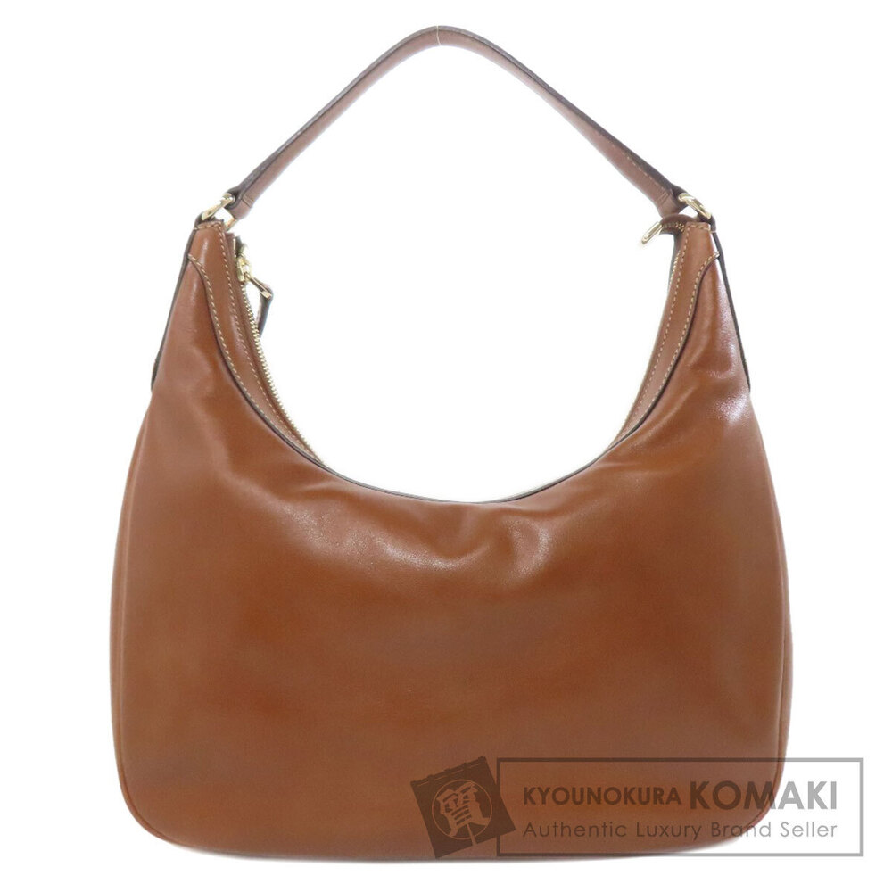 Gucci One Shoulder Hobo Shoulder Bag Leather